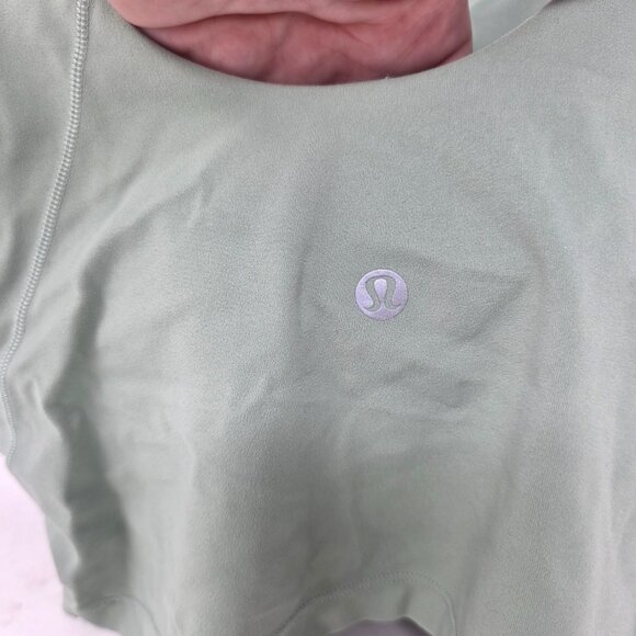 Lululemon Align Cropped Cami Tank Top Women’s Sz 6 Light Green - Picture 3 of 4